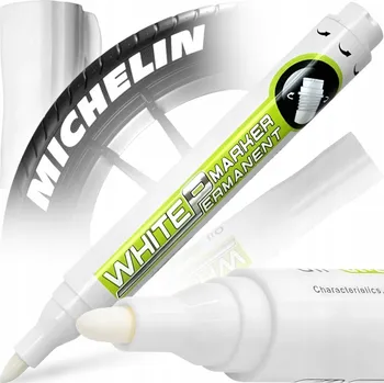 OLEJOVÝ POPISOVAČ BÍLÝ FIX NA PNEUMATIKY, SKLO, OCEL