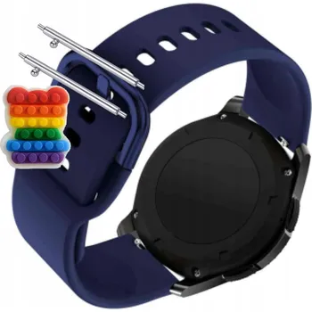 Pouzdro na mobilní telefon Řemínek Řemínek pro Devill SMM7SZ, Silikonový Tmavě Modrý Smyčka, nastavitelný