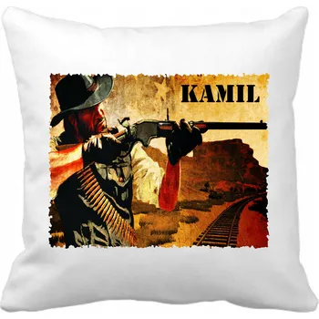Polštář Polštář filmový, herní, knižní, komiksový, hudební Red Dead Redemption 40 x 40 cm