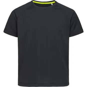 Chlapecké tričko Stedman® Active 140 Dětské funkční triko ST8570 Black Opal XL (158/164)