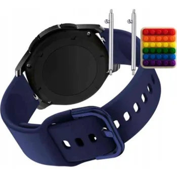 Pouzdro na mobilní telefon Řemínek Řemínek pro Woneligo Chytré Hodinky 33, Silikonový Tmavě Modrý Smyčka, nastavitelný