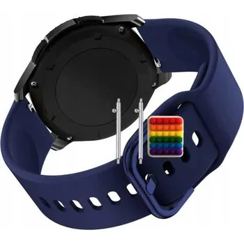 Pouzdro na mobilní telefon Pásek Řemínek pro Mobvoi TicWatch GTH, Silikon, tmavě modrá smyčka, nastavitelný