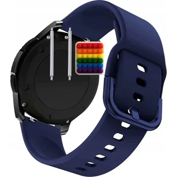 Pouzdro na mobilní telefon Řemínek Řemínek pro Motorola Moto Watch 120, Silikonový Tmavě Modrý Smyčka, nastavitelný