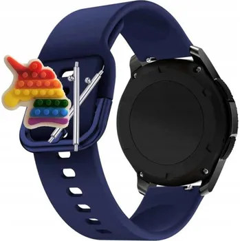 Pouzdro na mobilní telefon Řemínek Řemínek pro BlitzWolf BW-HL 6, Silikonový Tmavě Modrý Smyčka, nastavitelný