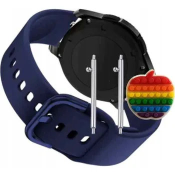 Pouzdro na mobilní telefon Řemínek Řemínek pro Honor MagicWatch 2 46mm, Silikonový Tmavě Modrý Smyčka, nastavitelný