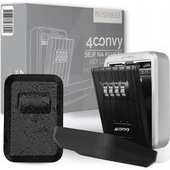 Trezor 4CONVY venkovní trezor na klíče, schránka s kódem