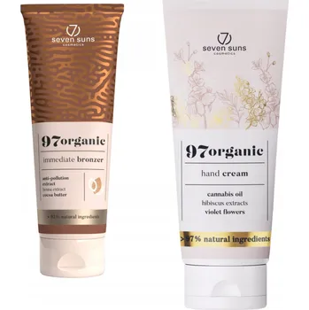 Péče o ruce 7suns 97organic Přírodní Bronzer s Okamžitým Účinkem + Krém na Ruce 75 Ml