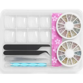 Sada na nehty – tipy, pilníky, ozdoby, příslušenství pro manikúru