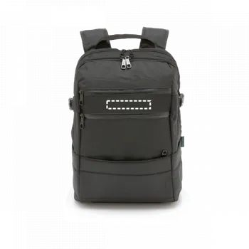 Sportovní batoh ZIPPERS BPACK. Batoh na notebook 15.6'' z materiálu polyester 300D a žakár 840D Transfer (max. 4 barvy, 140 x 25mm) 1 barva 5 Střed vpředu