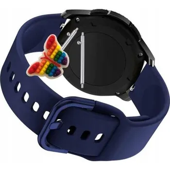 Pouzdro na mobilní telefon Pásek Řemínek pro Zeblaze Startos 2 Ultra, Silikon, tmavě modrá smyčka, nastavitelný