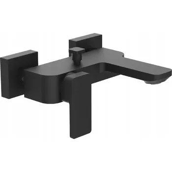 Vodovodní baterie Nástěnná vanová a sprchová baterie MONTANA Durasan, černá matná