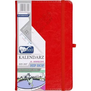 Kalendář Knižní kalendář 2026 A5 Elefant červený (červený)