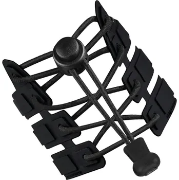 Tkaničky do bot APT Elastické tkaničky do bot bez zavazování černé