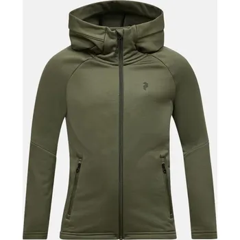 Dívčí mikina MIKINA PEAK PERFORMANCE JR RIDER ESSENTIALS ZIP HUE SHADOW PINE NEEDLE