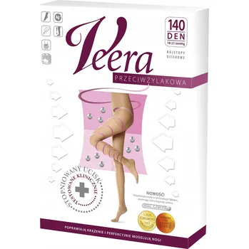 Dámské punčochy Hladké Punčocháče Veera 140 DEN, vícebarevné. Univerzální velikost na výběr.