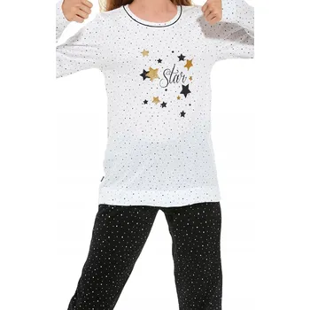 Chlapecké pyžamo Cornette pyžamo bílé velikost 146