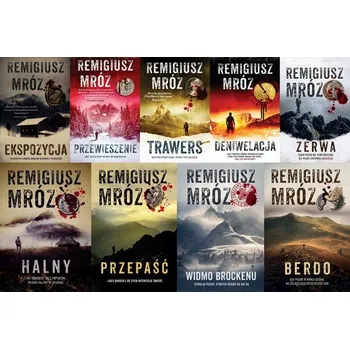 Beletrie pro dospělé Pakiet: Ekspozycja / Przewieszenie / Trawers / Deniwelacja / Zerwa / Halny / Przepaść / Widmo Brockenu / Berdo Remigiusz Mróz