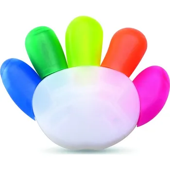 Zvýrazňovač Sada zvýrazňovačů 5 bez potisku bez potisku