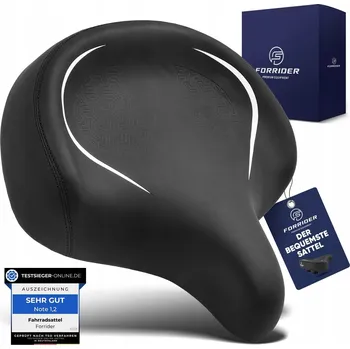 Sedlo na kolo FORRIDER VELKÉ Pohodlné ergonomické sedlo s bederní opěrkou 33CM