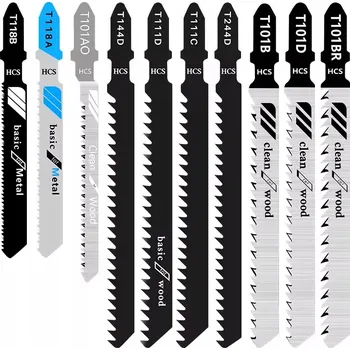 Pilový plátek Sada pilových listů do přímočaré pily 10 Ks. dřevo, kov