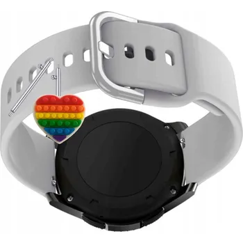 Pouzdro na mobilní telefon Řemínek Řemínek pro Michael Kors MKT5071 Access Go, Silikonový Šedý Smyčka