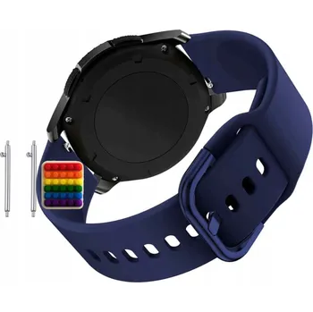 Pouzdro na mobilní telefon Pásek Řemínek pro Amazfit GTS 2, Silikon, tmavě modrá smyčka, nastavitelný