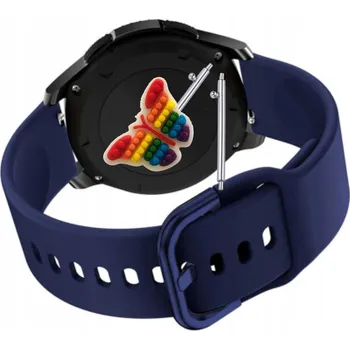 Pouzdro na mobilní telefon Pásek Řemínek pro Armodd Squarz 12 Ultimate, silikon, tmavě modrá smyčka