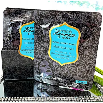 Pleťová maska PIELOR HAMMAM TEXTILNÍ MASKA NOURISHING 20 MINUTOVÁ