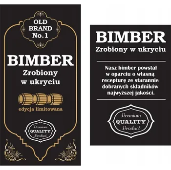 Samolepící etiketa Samolepicí etikety na alkohol SuperButelki 10 cm x 5 cm, 10 ks