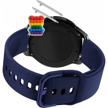 Pouzdro na mobilní telefon Pásek Řemínek pro Maxcom FW58 Vanad Pro, Silikon, tmavě modrá smyčka, nastavitelný