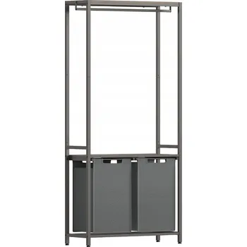 Koš na prádlo Volně stojící koš na prádlo Songmics 92 l šedý