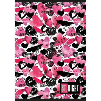 Sešit Sešit A5 s mřížkou St.Right, 60 listů