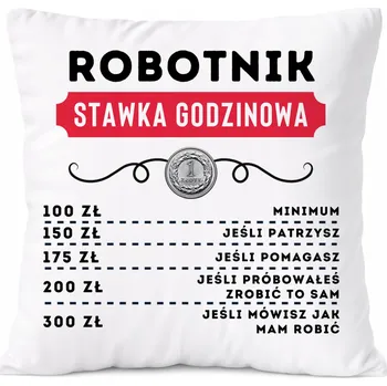 Obraz Polštář pro omítkáře jako Dárek s potiskem a fotografií Bílá PoliDraw