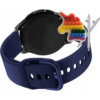 Pouzdro na mobilní telefon Pásek Řemínek pro Pacific Black PC00128, Silikon, tmavě modrá smyčka, nastavitelný