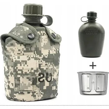 Láhev Polní láhev o objemu 1l s ALU miskou KT-1000 ACU