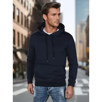 Pánská mikina Pánská mikina s kapucí Dstreet BX5861 Barva: Modrá, Velikost: XXL