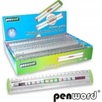 pravítka Hliníkové pravítko 20 cm MIX Školní Výbava Rýsovací potřeby PRAVÍTKA