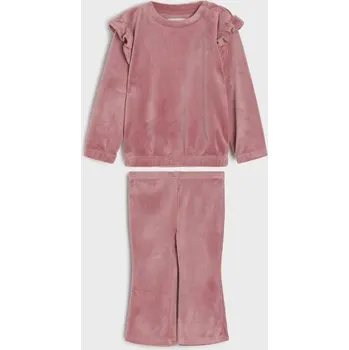 Dívčí mikina Sinsay - Souprava mikiny a kalhot - růžová - 075FT-38X - 075FT-38X-68