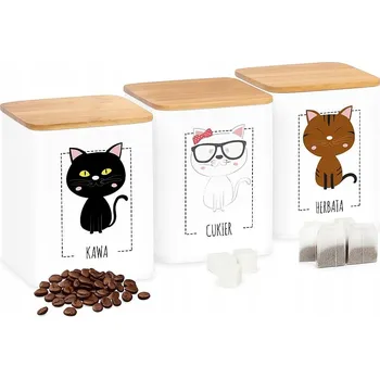 Obraz SADA TŘÍ KOVOVÝCH KRABIČEK S POTISKEM DÁREK