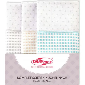 Utěrka Bavlněné utěrky do kuchyně 50x70 cm sada ZEFIREK 3 ks