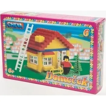 ostatní stavebnice Stavebnice Chemoplast Cheva 6 Dům plastik 8 6 Ks v krabici 22,5x15x5 cm