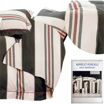 Povlečení Povlečení 160x200 3dílné Bavlněný satén Aida Sada 2x Povlak na polštář