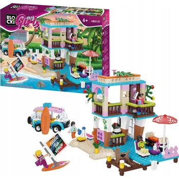 ostatní stavebnice Sada stavebních kostek Icom MyGirls Domeček na pláži 371 dílků
