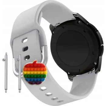 Pouzdro na mobilní telefon Pásek Řemínek pro Colmi ZL02, Silikon Šedý Poutko, nastavitelný