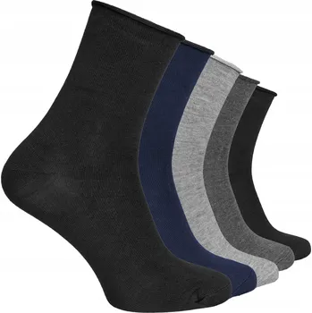 Dámské ponožky 5 pánských Ponožky bez tlaku z bambusu 2032 43-46