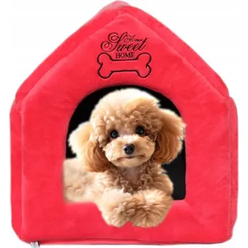 Pelíšek pro psa Domeček Bouda pelíšek potah pro psa jorkšíra, maltézáčka, pudla