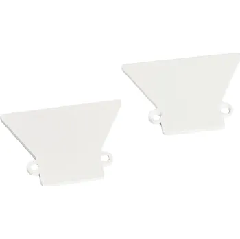 LED páska FANEUROPE Koncová krytka profilu Wing (2 ks), bílá - FANEUROPE FAN I-PROFILO-WING-CAP