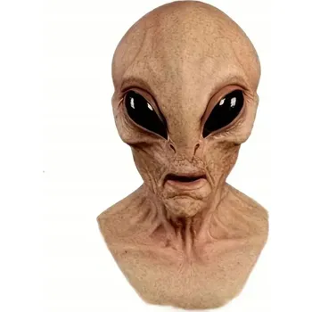 Maska na obličej Mimozemšťan UFO Mimozemšťan Kostým maska cosplay latex