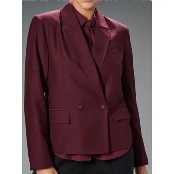 Dámské sako Sinsay - Blejzr - burgundy - 759FI-92X - 759FI-92X-XS