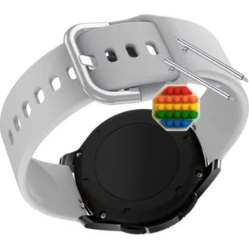 Pouzdro na mobilní telefon Pásek Řemínek pro Devill SMM7SZ, Silikon, šedá smyčka, nastavitelný